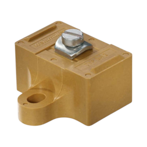 Weidmuller SH 2 Busbar Holder and Support, 40x40x25mm, Beige, KRG, for Busbar Connection
