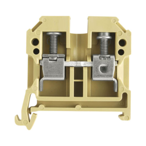 Weidmuller SAK 6/35 PA Feed-Through Terminal Block, 6mm², 41A, 800V, Screw Connection, Beige, TS 35 DIN Mount