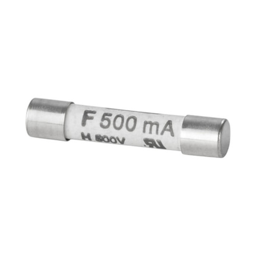 Weidmuller GZ 5.0A/F Miniature Cartridge Fuse, 5A, 6.3x32mm, Fast-Acting, 500V, Light grey