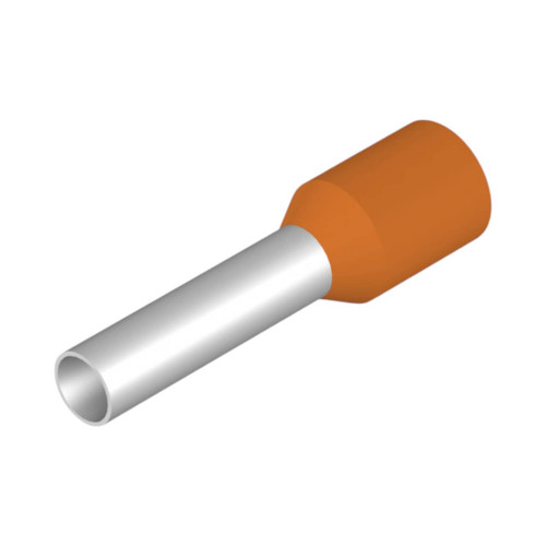 Weidmuller H4/20T Crimp Contact Pin, Male, 4mm², 14mm Stripping Length, Orange