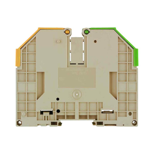 Weidmuller WPE 70/95 Ground Terminal Block, 70/95mm², 1000V, Screw Connection, Green/Yellow, TS 35 Mount