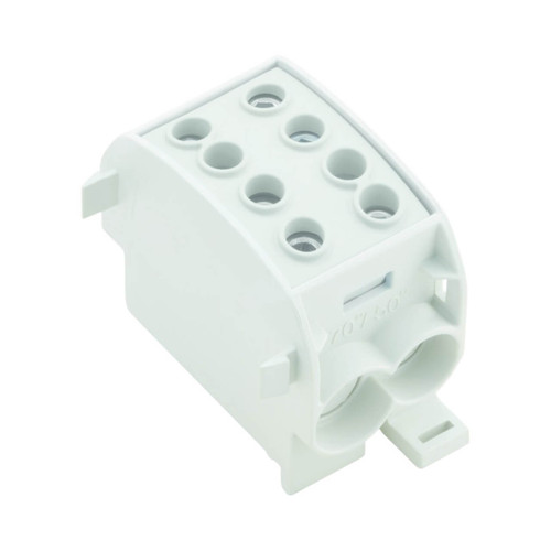 Weidmuller WPD 103 Distribution Terminal Block, 70mm², 300A, 1000V, 4 Connections, Grey, TS 35 DIN Rail Mount