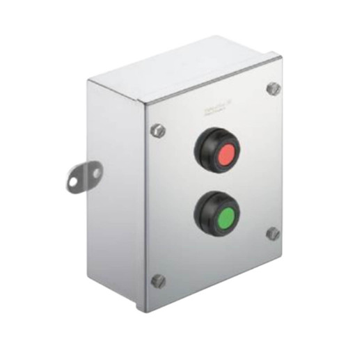 Weidmuller Hazardous Area Local Control Station, Stainless Steel, Green and Red Button, IECEx, 190x150x90mm