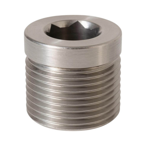CMP 747 Hazardous Area Recessed Stopper Plug, 1/2" NPT, Nickel-Plated Brass, Ex d/Ex e, IECEx