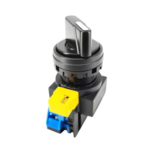 IDEC HW1S Selector Switch, 22mm, 2-Position, Maintained, 1NO, Black Knob, Screw Terminals, IP65, Panel Mount