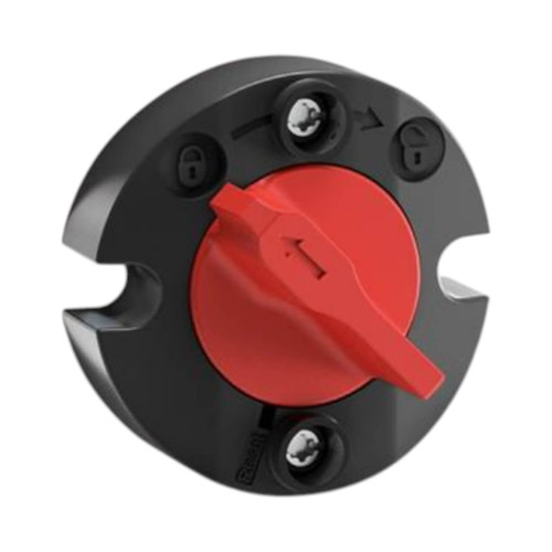 Bernstein AG Emergency Release Front for SLC Safety Interlock Switches, Reinforced Thermoplastic, Black/Red