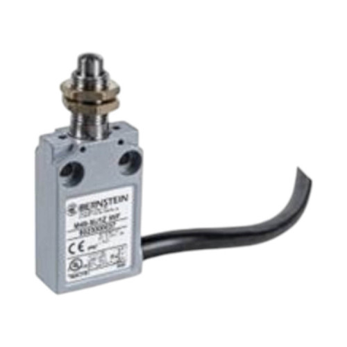 Bernstein AG M49 Metal Body Limit Switch with Plunger, 1NO/1NC, 5A, 240VAC, Snap Action, IP67