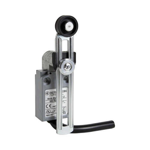 Bernstein AG M49 Series Metal Body Limit Switch with Roller Lever, 1NO/1NC, Snap Action, 10A, 240V AC/24V DC