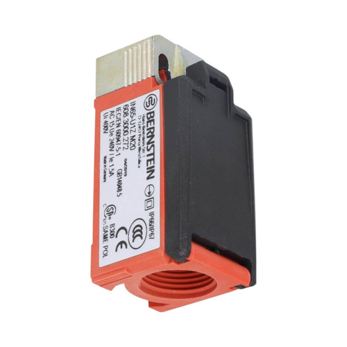 Bernstein AG IN65 Plastic Body Limit Switch, 1NO/1NC, 5A, 240V AC/ 24V DC, 1x M20 Cable Entry, IP66/IP67