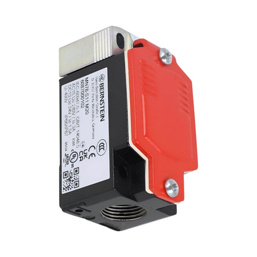 Bernstein AG MN78 Metal Body Limit Switch, 1NO/1NC, 5A, 240V AC/24V DC, 1x M20 Cable Entry, IP66/IP67
