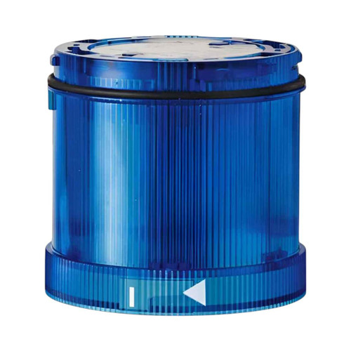 Werma KombiSIGN 71 LED EVS Signal Light Beacon, Blue, 24VDC, 70mm, Random Flashing, IP65, Polycarbonate Lens
