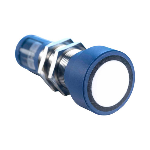 Microsonic mic+340 Ultrasonic Sensor, M30, 350-5000mm Range, PNP NO/NC, 9-30V DC, LED Display, M12 Connector