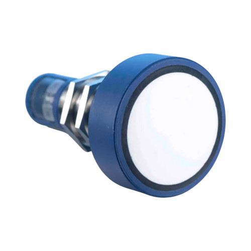 Microsonic mic+600 Ultrasonic Sensor, M30, 600-8000mm Range, PNP NO/NC, 9-30V DC, LED Display, M12 Connector