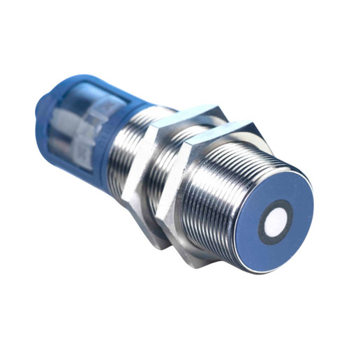 Microsonic mic+35 Ultrasonic Sensor, M30, 65-600mm Range, 2x PNP NO/NC, 9-30V DC, LED Display, M12 Connector