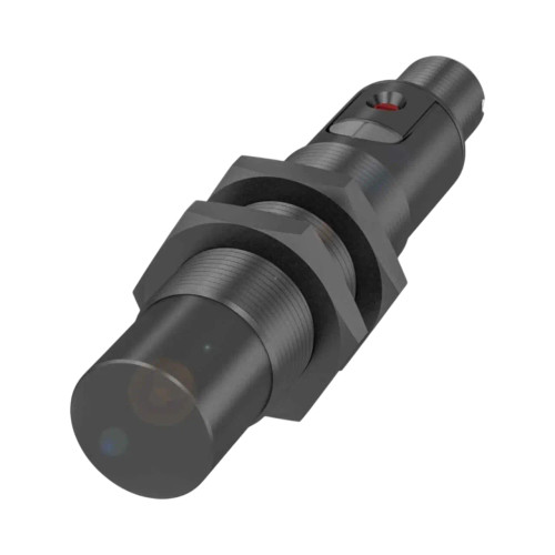 Balluff BCS Capacitive Level Sensor, M18, 2-15mm Adjustable Range, PNP NO, M12 4-Pin Connector, 10-30V DC