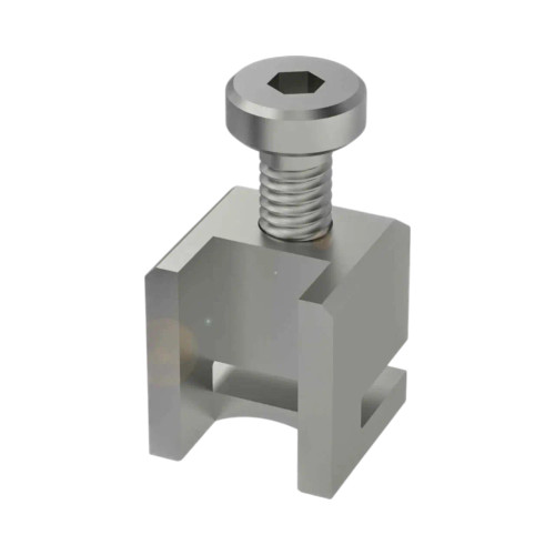 Balluff BAM Mounting Bracket, Brass Nickel-Plated, for BMF 305 Magnetic Sensors