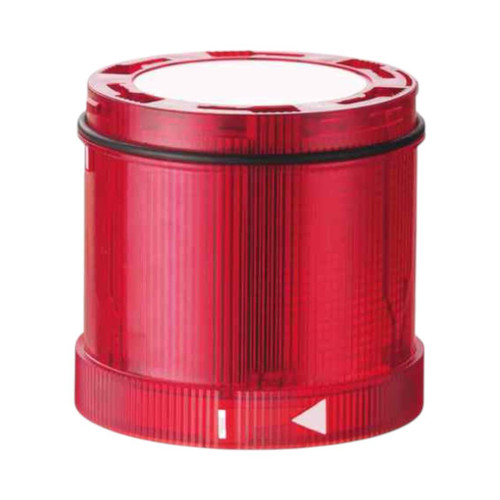 Werma KombiSIGN 72 LED Signal Beacon Element, Red, 24VAC/DC, 80mA, Multi Flash, 70mm, IP66, Polycarbonate Lens
