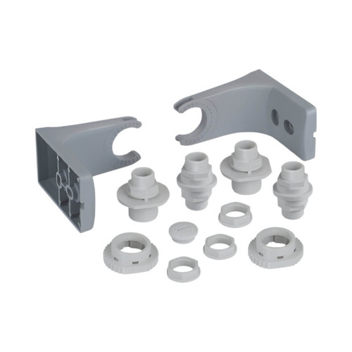 Werma 3-tier Mounting Bracket Kit for 190/890 Traffic Light Beacons, IP65, Wall Mount, Grey