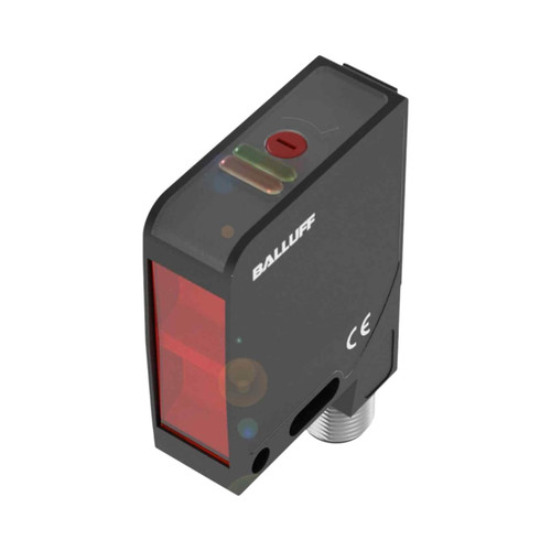 Balluff BOS 21M Diffuse Photoelectric Sensor, 1-400mm Range, PNP NO/NC, Background Suppression, Triangulation