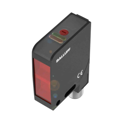Balluff BOS 21M Diffuse Photoelectric Sensor, 1-400mm Range, PNP NO/NC, Background Suppression, Triangulation