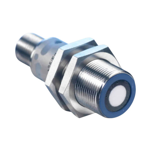 Microsonic pico+25 Ultrasonic Sensor, M18, 30-350mm Range, Push-Pull Output, 10-30V DC, IO-Link, IP67