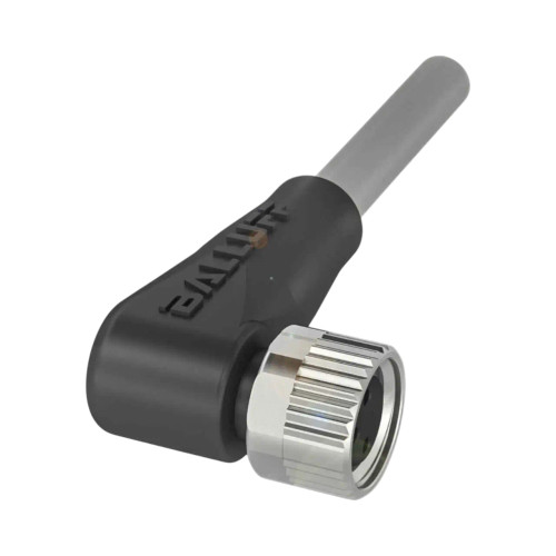Balluff BCC Single-Ended Cable, M8 Female Angled, 3-Pin, A-Coded, 5m, Drag Chain Compatible, Grey, IP67/IP69K