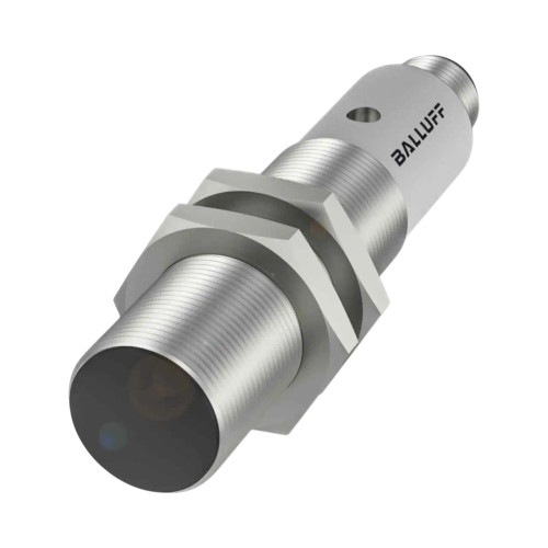 Balluff BES Inductive Proximity Sensor, M18, 8mm Range, PNP NO, M12 4-Pin Connector, 10-30V DC, Flush-mount
