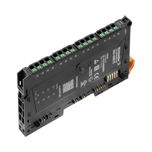 Weidmuller UR20-16AUX-FE Remote I/O Module, 16-Channel Functional Earth, IP20, Push-In Connection, Auxiliary