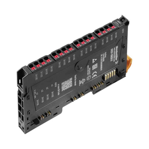 Weidmuller UR20-16AUX-O Remote I/O Module, 16-Channel Auxiliary Output, IP20, Push-In Connection, TS 35 Mount