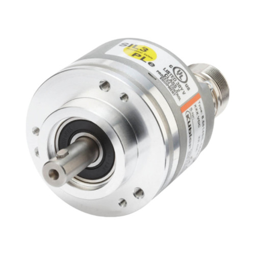 Kubler 5814FS3 Incremental Encoder, 10x20mm Shaft, 58mm, SinCos, 2048 PPR, 10-30V DC, M12 Connector