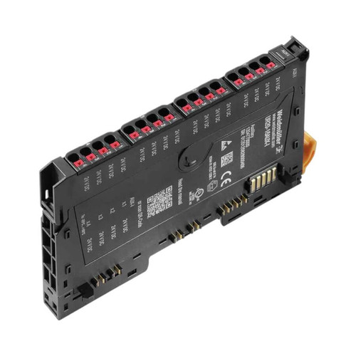 Weidmuller UR20-16AUX-I Remote I/O Module, 16-Channel Auxiliary Input, IP20, Push-In Connection, TS 35