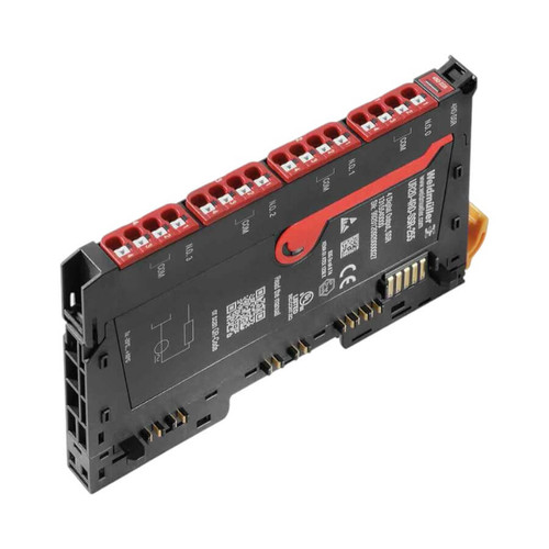 Weidmuller UR20-4RO-SSR-255 Remote I/O Module, 4-Channel Solid-State Relay Output, 255V AC Switching, TS 35