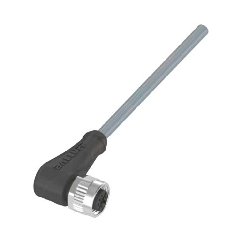 Balluff BCC Single-Ended Cable, M12 Female Angled, 5-Pin, A-Coded, 5m PVC Grey, Unshielded, IP67/IP69K