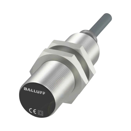 Balluff BES Inductive Proximity Sensor, M18, 8mm Range, PNP NO, 3m Cable, 10-30V DC, 1300Hz, Flush Mount, IP68