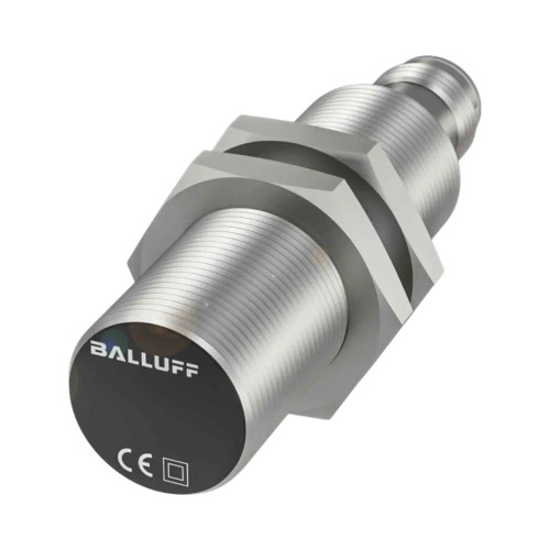 Balluff BES Inductive Proximity Sensor, M18, 5mm Range, PNP NO, M12 3-Pin Connector, 10-30V DC, Flush Mount