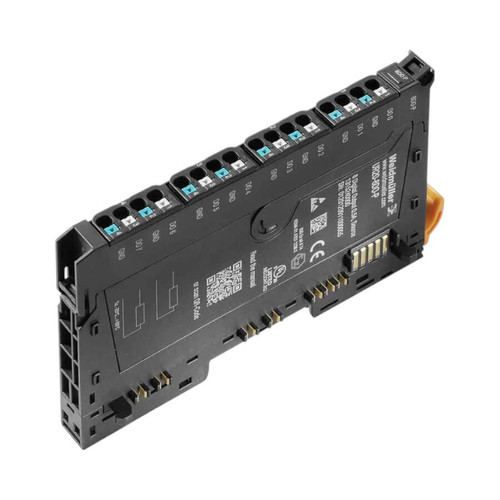 Weidmuller Remote I/O Module, 8-Channel Digital Output, 24VDC, 500mA per Channel, 1 bit, Push-In, IP20, TS 35
