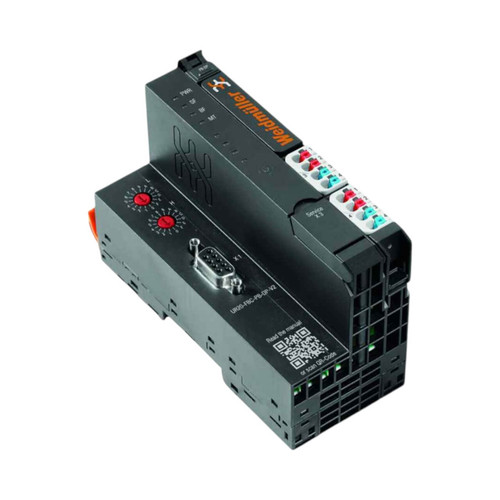 Weidmuller u-remote Fieldbus Coupler, PROFIBUS DP-V1, 9-Pole SUB-D Socket, Push-In Connection, Micro USB 2.0