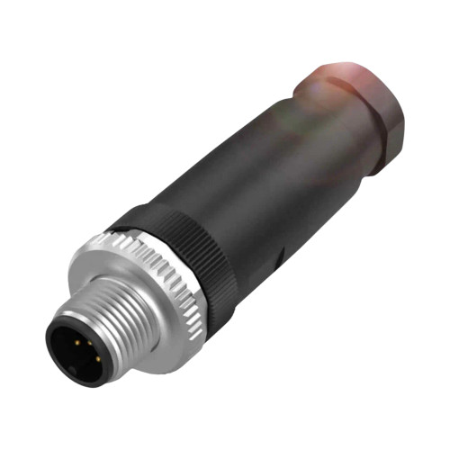 Balluff BCC Field-Attachable Connector, M12 Male Straight, 5-Pin, A-Coded, 0.14-0.75mm², Screw Terminal, 6-8mm