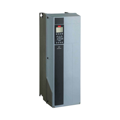Danfoss FC-302 Frequency Converter, 22kW, 30hp, 380-500V AC Three-Phase Input, IP55, No Brake Chopper