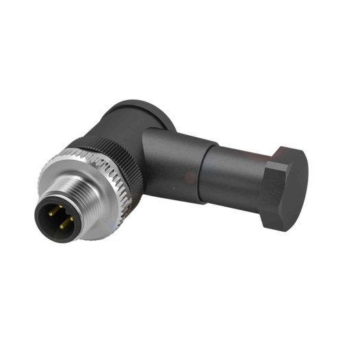 Balluff BCC Field-Attachable Connector, M12 Male Angled, 4-Pin, A-Coded, 0.14-0.75mm², Screw Terminals, 4-6mm