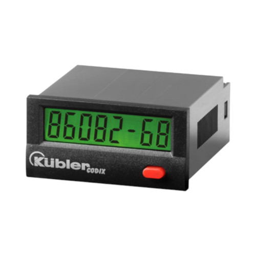 Kubler CODIX 134 Timer, Counter, 7 Digit LCD, 10-260V AC/DC, Non-Resettable, 260 V AC/DC, IP65, Panel Mount