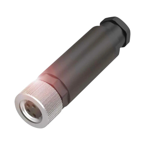 Balluff BCC M8 Female Straight Field-Attachable Connector, Straight, 4-Pin, suits 3.5-5mm Cable, IP67