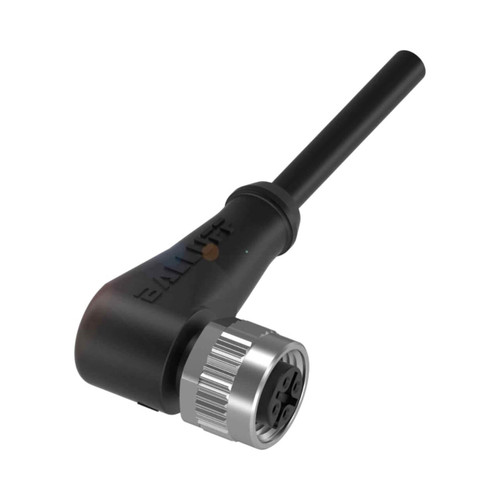 Balluff BCC Single-Ended Cable, M12 Female Angled, 5-Pin, A-Coded, 10m PUR Black, Unshielded, IP67/IP69K