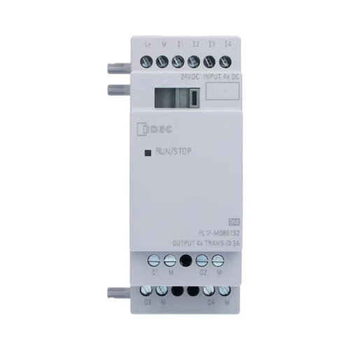 IDEC FL1F Digital I/O Expansion Module, 4 Inputs, 4 Relay Outputs, 12-24VDC, Ethernet, TS 35 DIN Rail Mount
