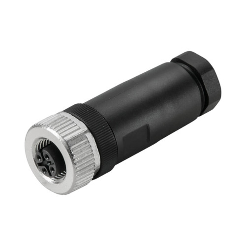 Weidmuller SAIBGS M12 Female Straight Field-Attachable Connector, 5 Pole, Screw Connection, 4-6mm Cable, IP67