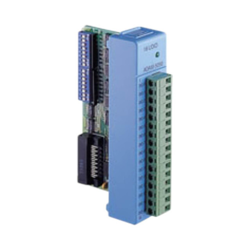 Advantech ADAM-5050 Universal Digital I/O Module, 16-Channel, Dry/Wet Contact, Bit-wise Selectable DIP Switch