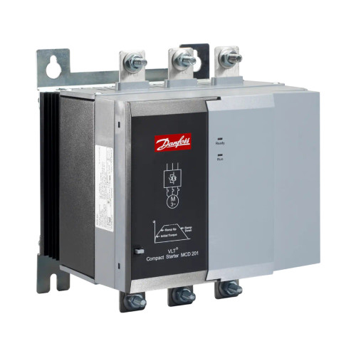 Danfoss VLT MCD 201 Compact Soft Starter, 75kW, 140A, Three Phase 200-440V AC, 24V AC/DC