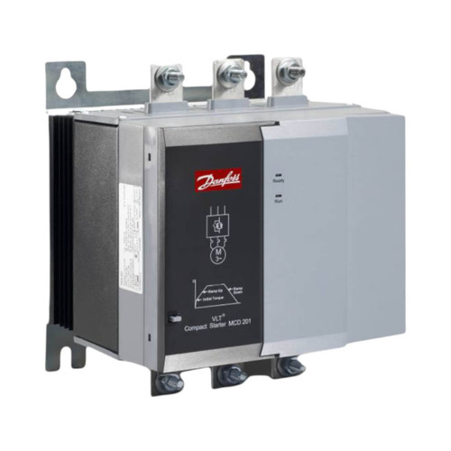 Danfoss VLT MCD 202 Soft Starter, 75kW, 140A, Three Phase 200-440V AC, 110/240V AC or 440V AC Control, IP20