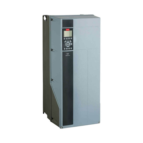 Danfoss FC-202 Water Pump Variable Speed Drive, 30kW, 40hp, 380-480V AC, 3 Phase, IP55, Graphical Display