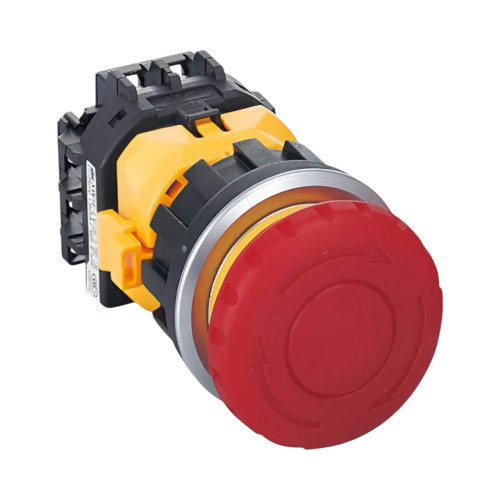 IDEC XN5E Emergency Stop Push Button, Red, 1NO 1NC, 22mm Hole Cutout